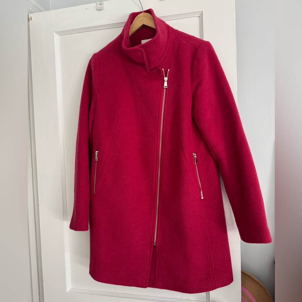 LOFT Raspberry Coat